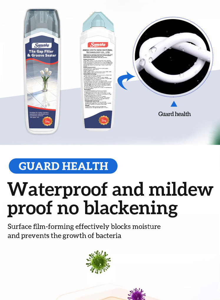 Aircraft Head Grout Sealant Odorless Waterproof Mildewproof Water-based Tile Grout Sealant Filling Joint Agent Manufacturer