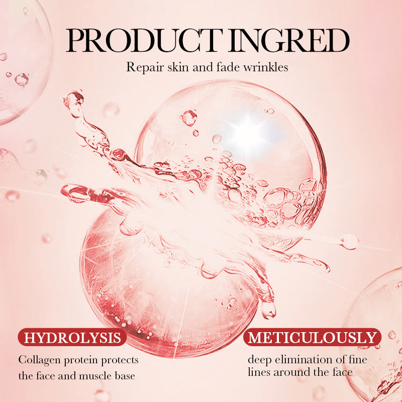 Full English Nasolabial Fold Stickers2.7g SADOER Collagen Hydrating Gel Lifting Patch  Enmu Wholesale