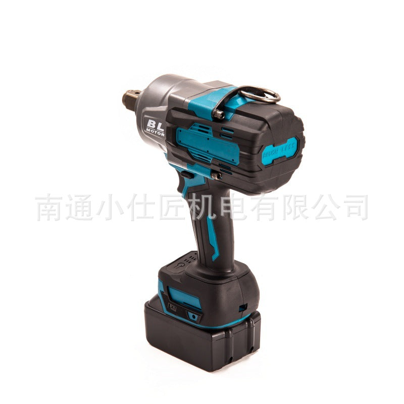 Manufacturer Supply Rechargeable Lithium Battery Wrench Cross-Border Trade High Torque Portable Impact Wrench Auto Repair Air Gun