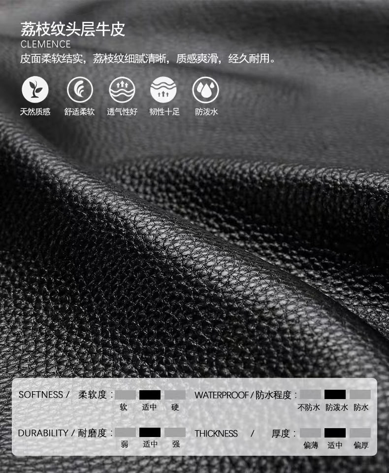 Men's Fingerprint Lock Bag Genuine Leather Business Backpack Men's Fashion School Bag Large Capacity Laptop Bag Travel Backpack