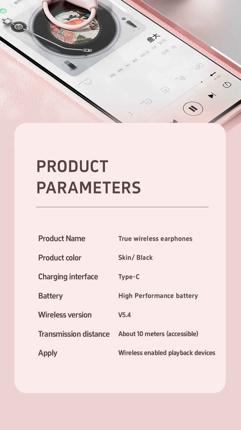 New M95Creative Electroplating OWS Bluetooth earphones non-in-ear over-ear high appearance value long battery life wireless earphones