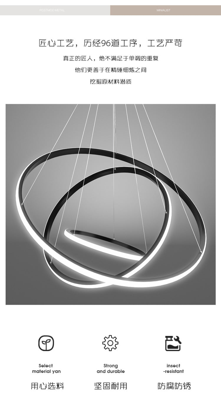 Dining Room Chandelier Nordic Modern Minimalist Dining Room Elegant and Luxurious led Chandelier Home Bedroom Living Room Chandelier