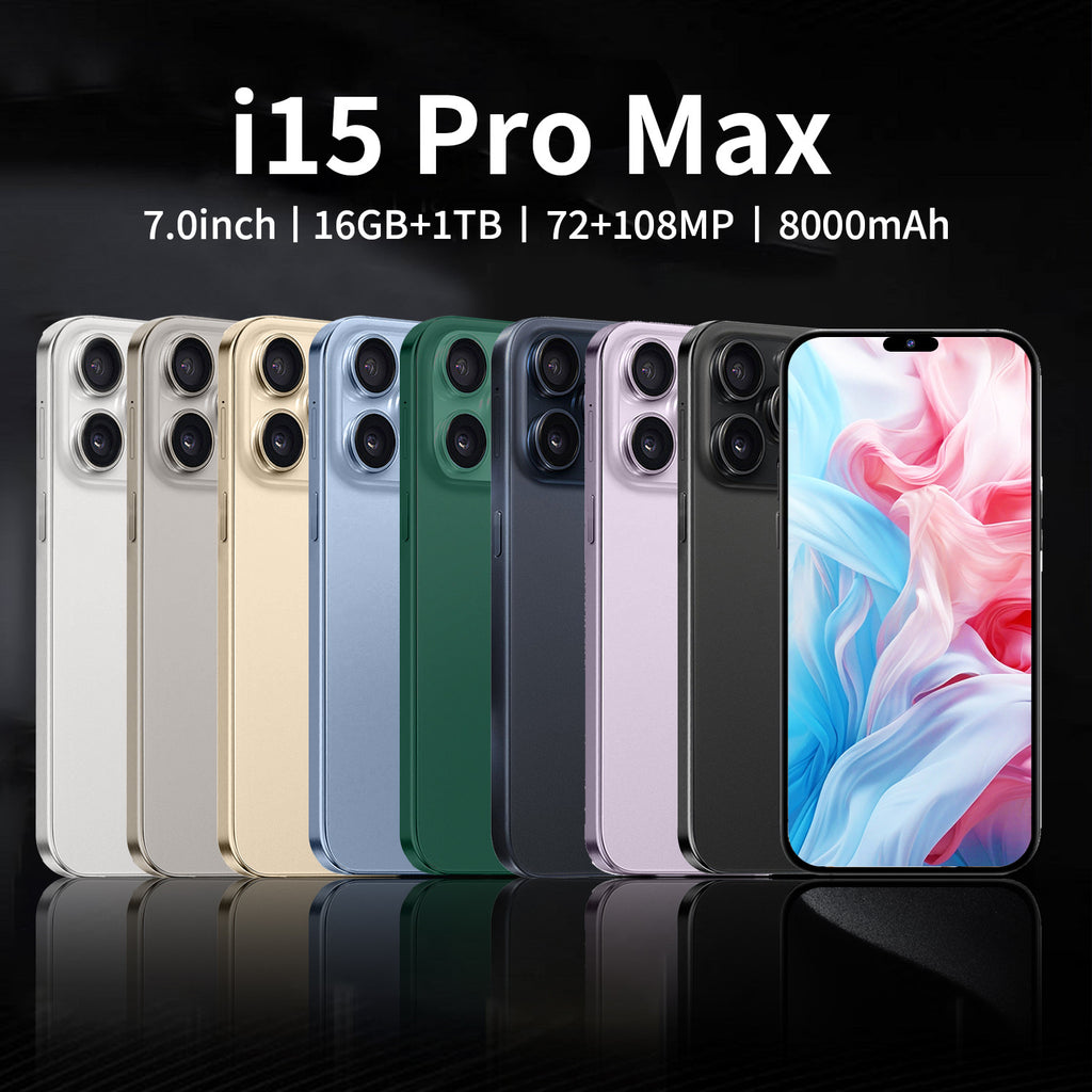 New model exclusive i15 Pro Max Intelligence5G Mobile Phone16+1T Android Phone Factory Price