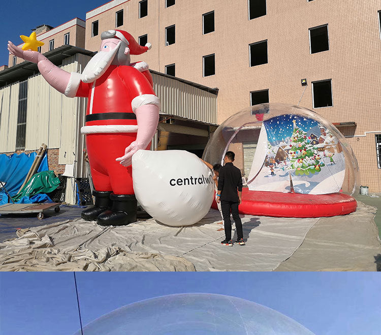 Transparent Inflatable Starry Sky Romantic Bubble House Hotel Outdoor Transparent Display Tent Famous Accommodation Crystal House Snow Globe