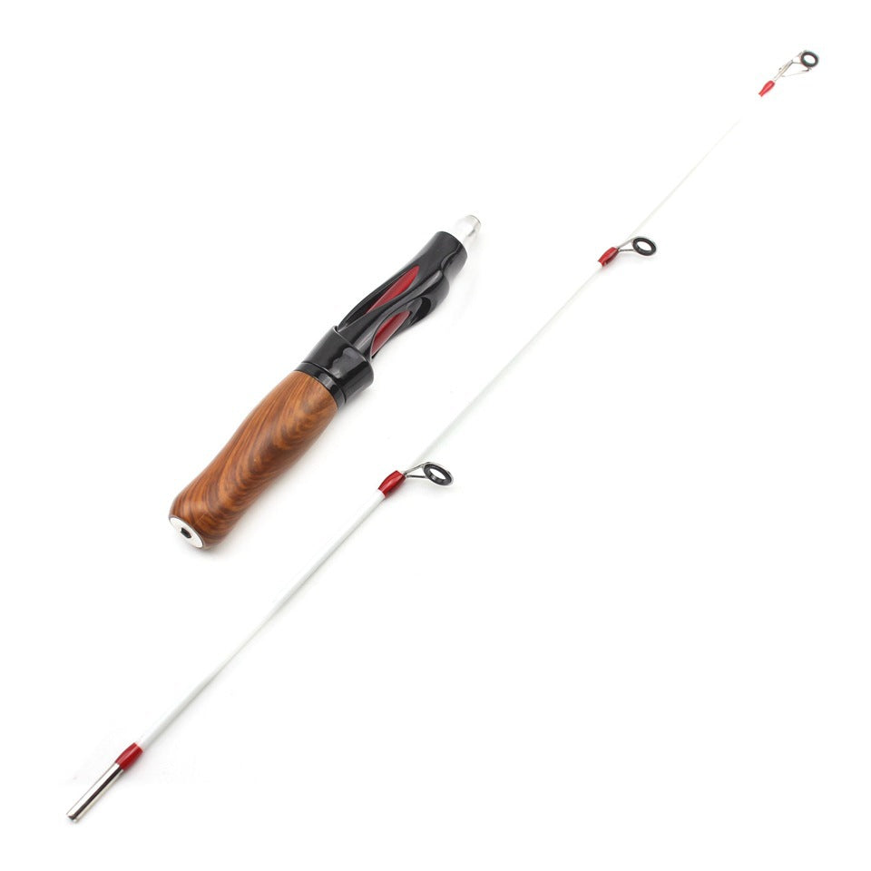 One Piece Ice Fishing Rod Winter Fishing Rod Shrimp Rod Raft Rod Boat Rod Fishing Rod Spinning Reel Fishing Gear Set