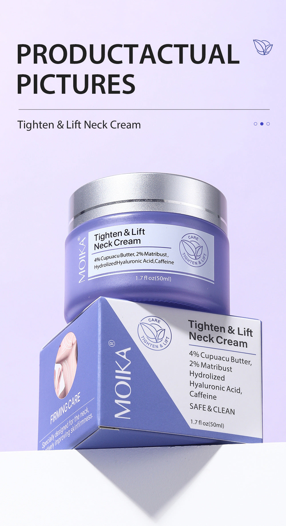 Universal Lifting Firming Neck Cream, Fade Neck Wrinkles, Whitening, Moisturizing, Skin Rejuvenation, Neck Lifting Care Massage Cream