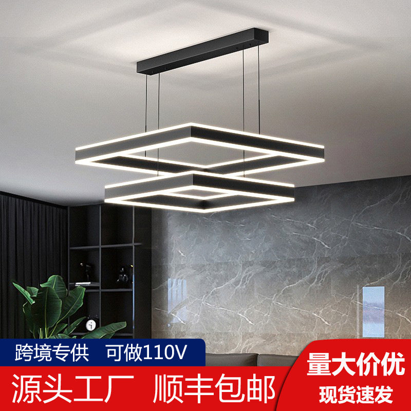 Chandelier for Living Room with High-End Feel, Main Light for Hall, Modern Minimalist Bedroom Light, Dining Room Light, Creative and Unique Design led Bar Counter Lamp