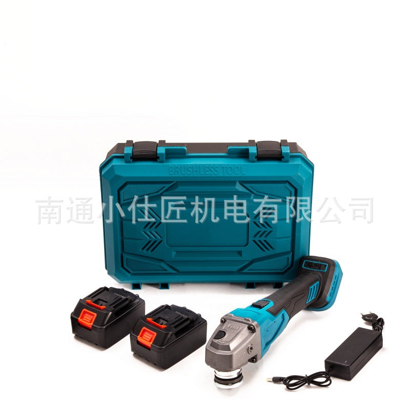 Manufacturer supplies high-power electric angle grinder portable lithium battery rechargeable polishing machine multifunctional grinder