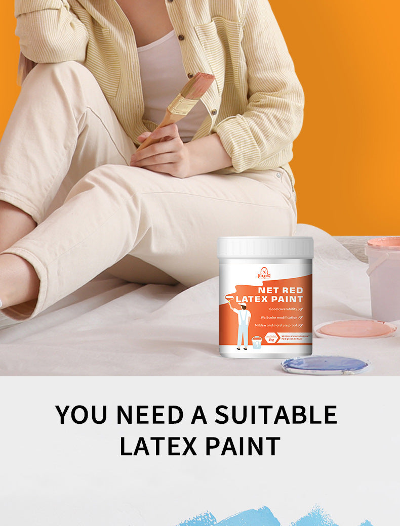 Wall Latex Paint Indoor Household Wall Paint Renovation Repair Color Adjustment Paint Water-based Paint Interior Wall Repair
