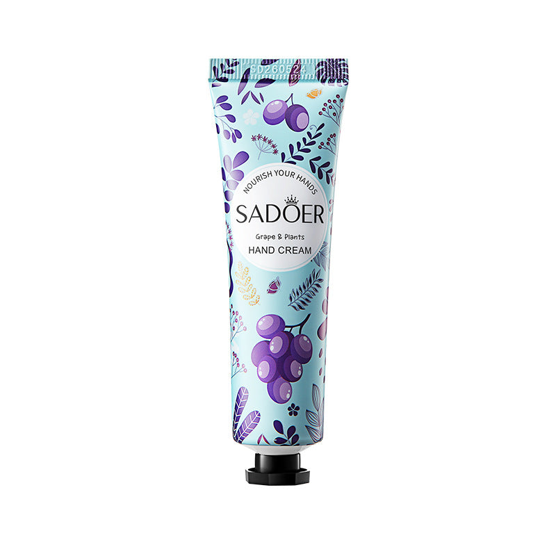 Grape Moisturizing Hand Cream SADOER Autumn and winter anti-chapped moisturizing hand cream cross-border foreign trade wholesale