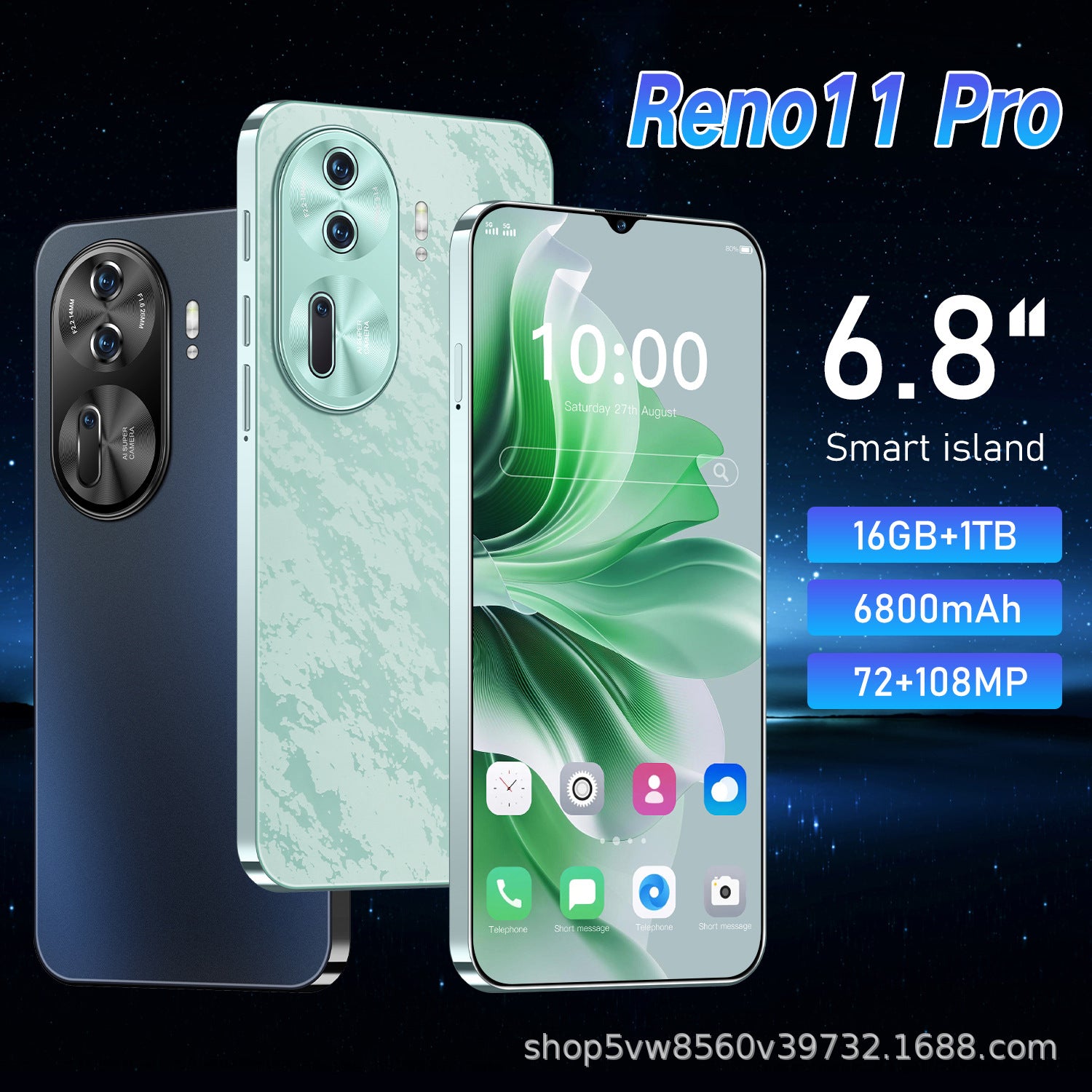 Hot Sale Reno11Proq Android Smartphone16+1T Source Factory Direct Sales