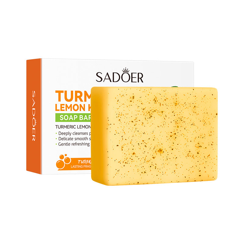 Turmeric Lemon Purifying Soap100g Clean Body Handmade Soap Export Manufacturer Wholesale