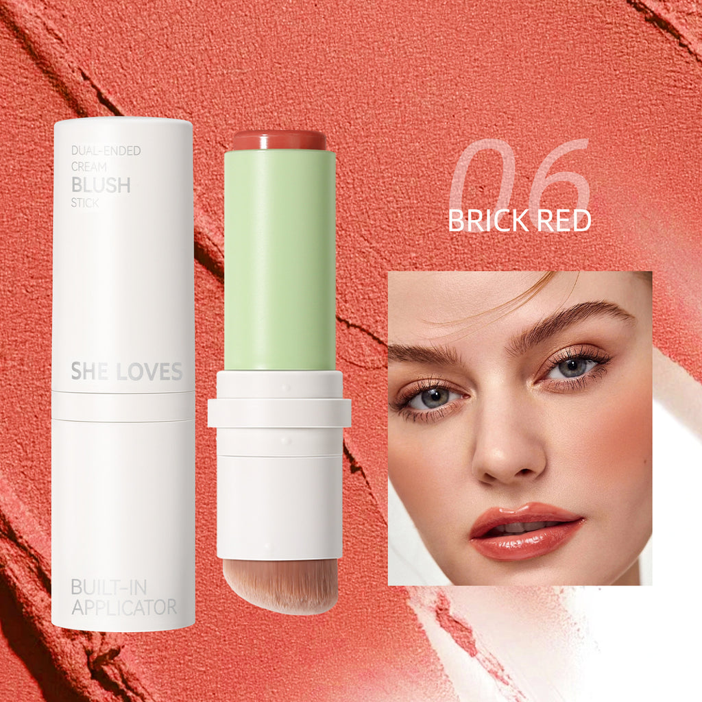 New Product sheloves Blush Stick Long-lasting Natural Color Cream Rouge Low Saturation Expanding Color Makeup
