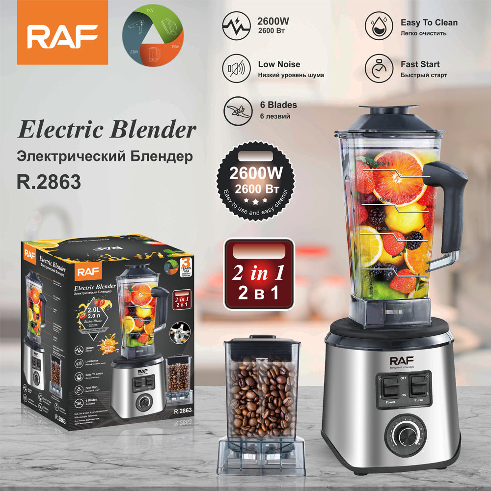 RAF EU Standard Multifunctional Soy Milk Maker Juicer Blender Grinder Household Juice Extractor