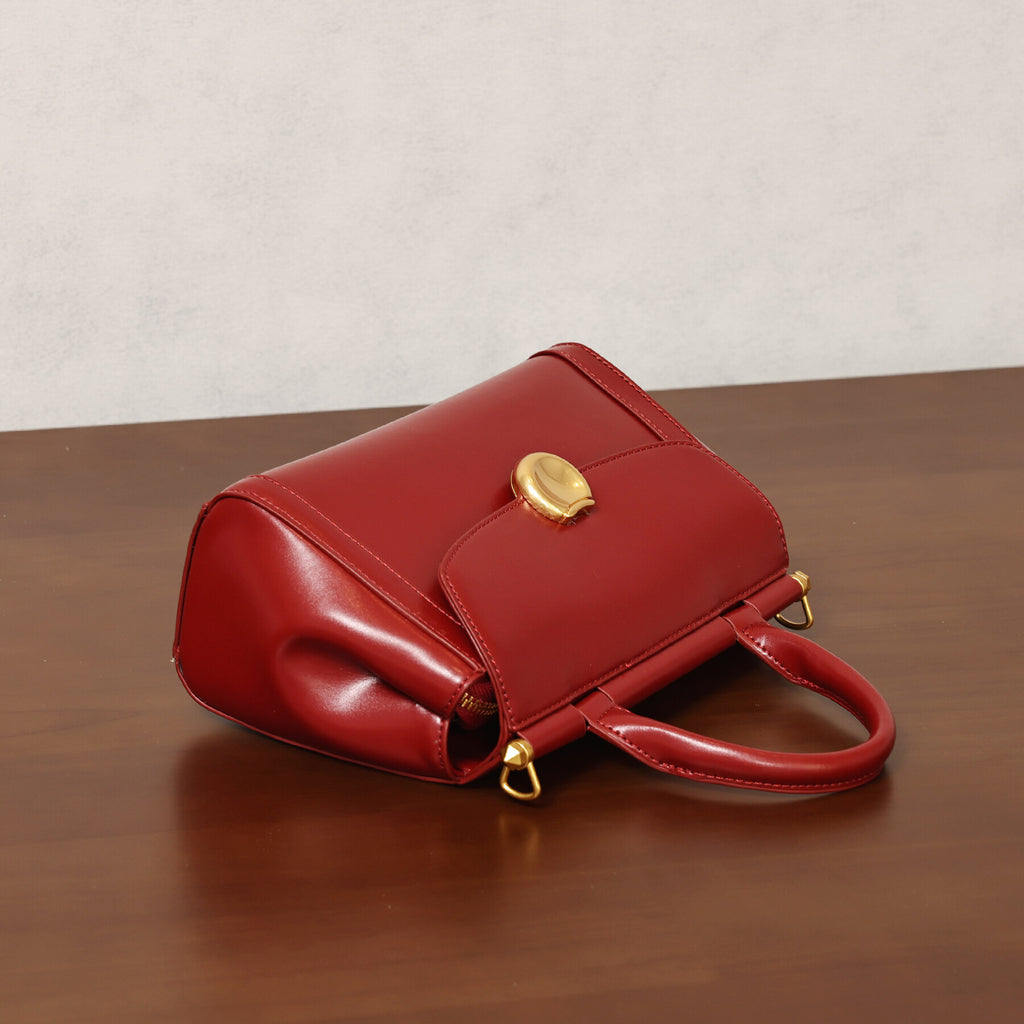 Vintage Simple Small Square Bag2025New Korean Style Personality Single Shoulder Bag Casual Crossbody Bag High-end Niche Handbag