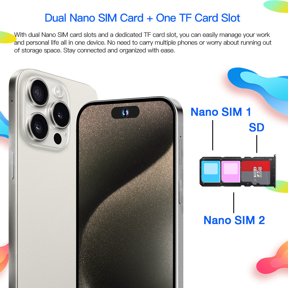 i15Pro Max Android Smartphone 7.3Extra-large Screen16+1T(Popular)