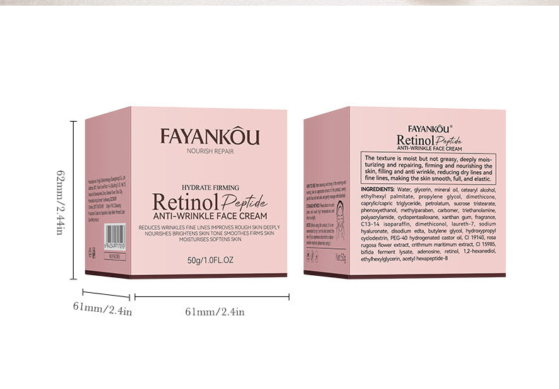 Full English Retinol Peptide Skincare Series  FAYANKOU Amino Acid Facial Cleanser  Wholesale