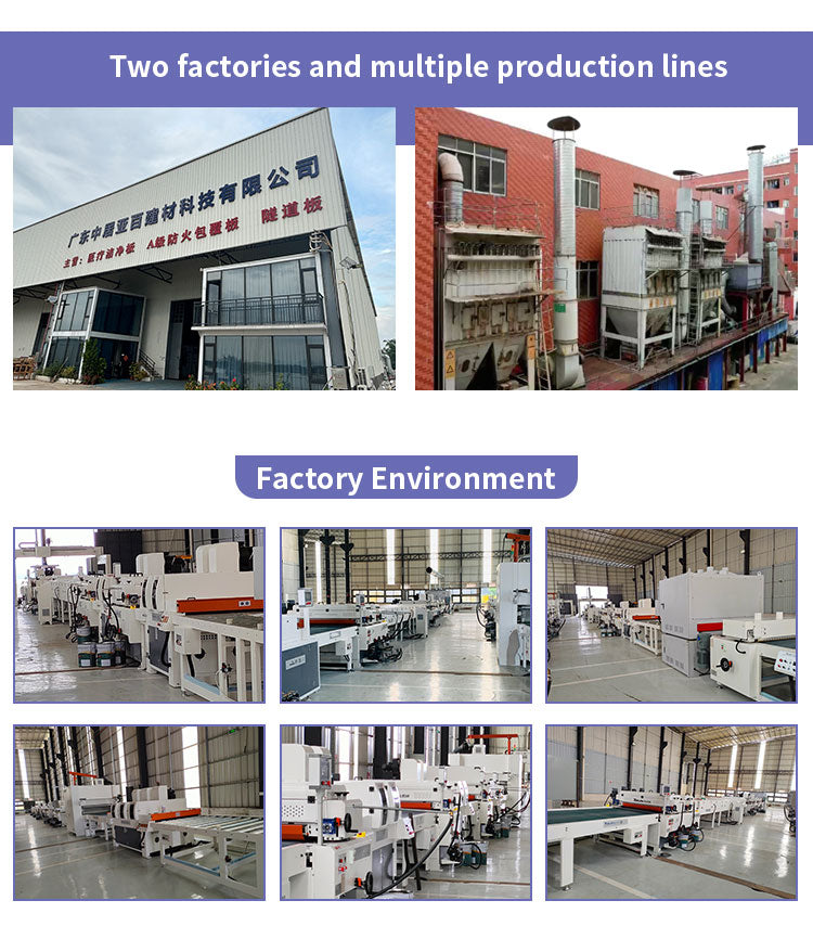 A Grade Aluminum Composite Calcium Silicate Panel Fireproof for Exterior Wall Board Ceilings Hospitals Operating Room Hotels