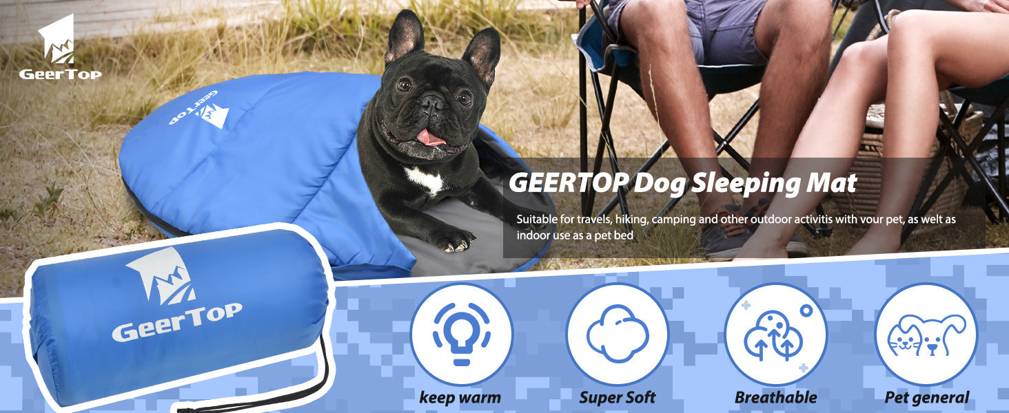 Wholesale Pet Warm Sleeping Bag Outdoor Beach Camping Portable Mummy Lightweight Waterproof Winter Pet Sleeping Bag