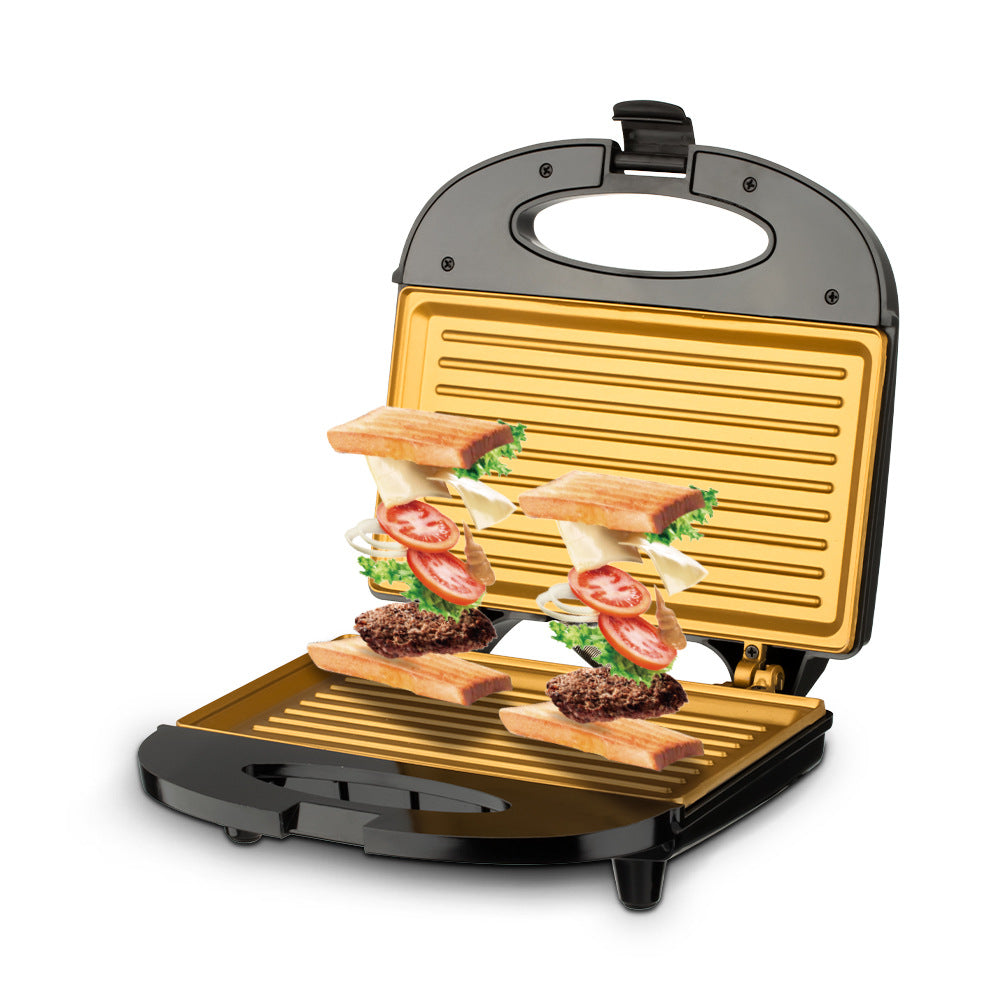 RAF European standard Household Double-sided Heating Sandwich Maker Multifunctional Toast Bread Waffle Breakfast Machine