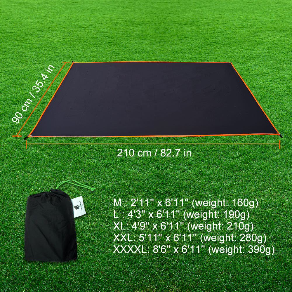 Japanese Moisture-Proof Picnic Mat Tent Thickened Waterproof Double-Sided Silicone Coated Camping Mat Outdoor Supplies Camping Cloth