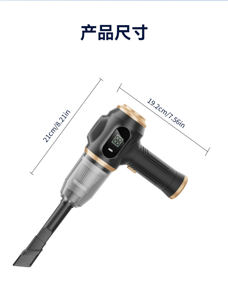 Factory Direct Supply Cordless Portable High Suction Vacuum Cleaner Car and Home Use Blowing and Suction Integrated Mini Dust Blower