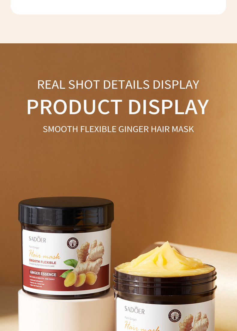 Full English Ginger Hair Mask500g SADOER Moisturizing and Smooth Hair Care  Foreign Trade Live Wholesale