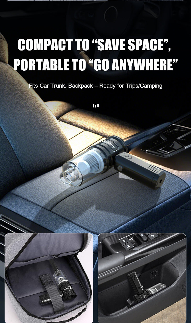 New Wireless Car Vacuum Cleaner Portable Multi-Functional Vacuum Machine High Suction Handheld Small Household
