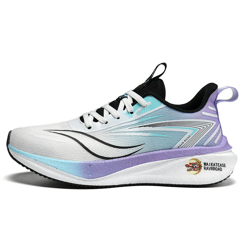 Summer Casual Men's Shoes Mesh Breathable Popcorn High Elastic Sports Shoes Men and Women Couple Shoes Sports Student Running Shoes