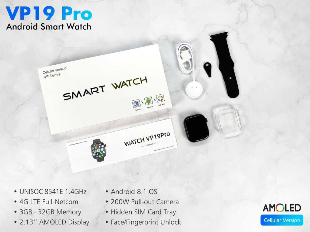 DW100 Pro+Smart Watch5G Plug-in Card Full Netcom and Shuncheng Fingerprint Unlock Recognition Video Call Photography