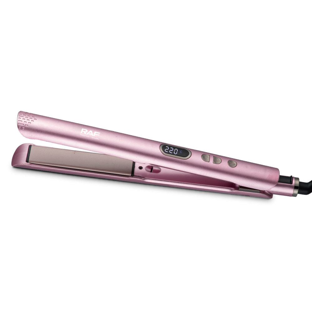 RAF EU Standard Hair Straightener Negative Ion Hair Straightener Root Straightening Iron Hair Straightening Curling Iron Home Use Volumizing