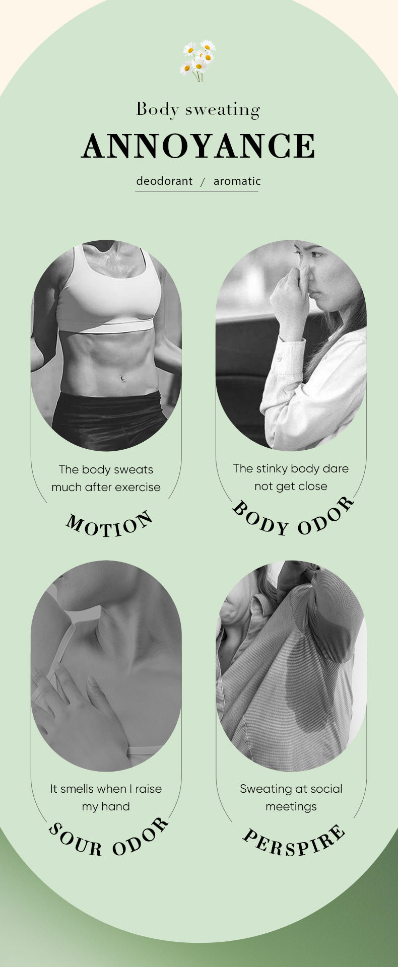 Full English Antiperspirant SADOER Lan Feng Ling Roll-On Deodorant Portable Long-Lasting Fragrance  Wholesale