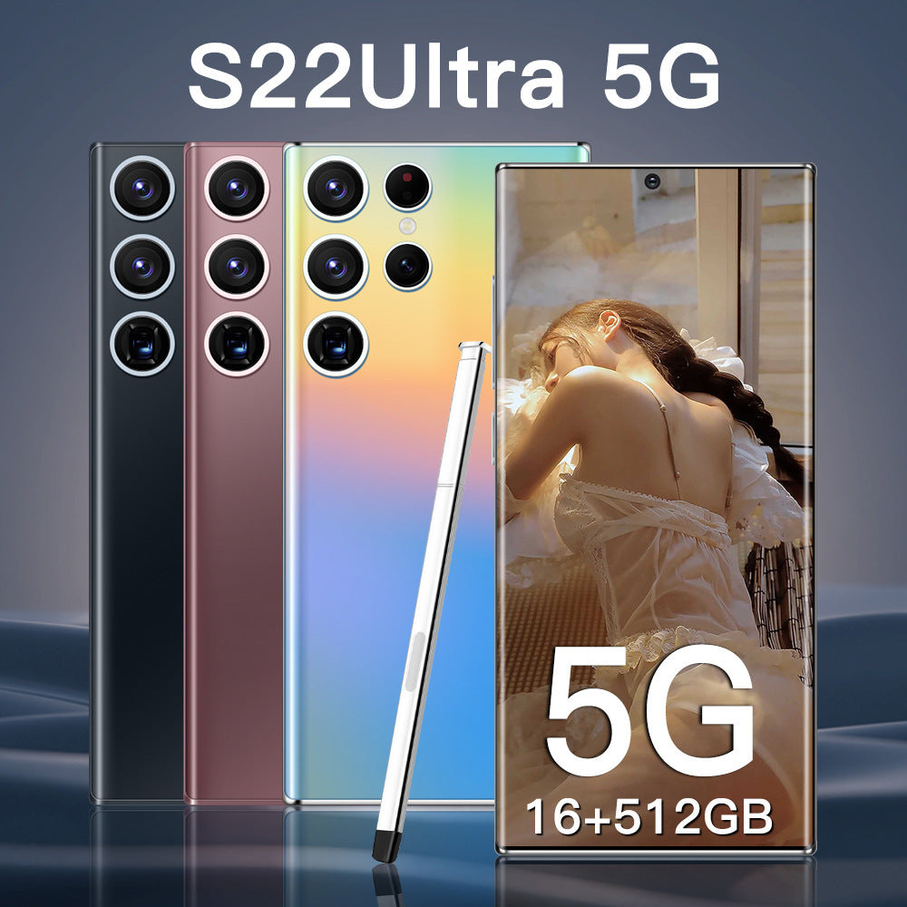 Popular S22Ultra 5G Smartphone7.2Large Screen Mobile Phone3+32Android Phone Wholesale