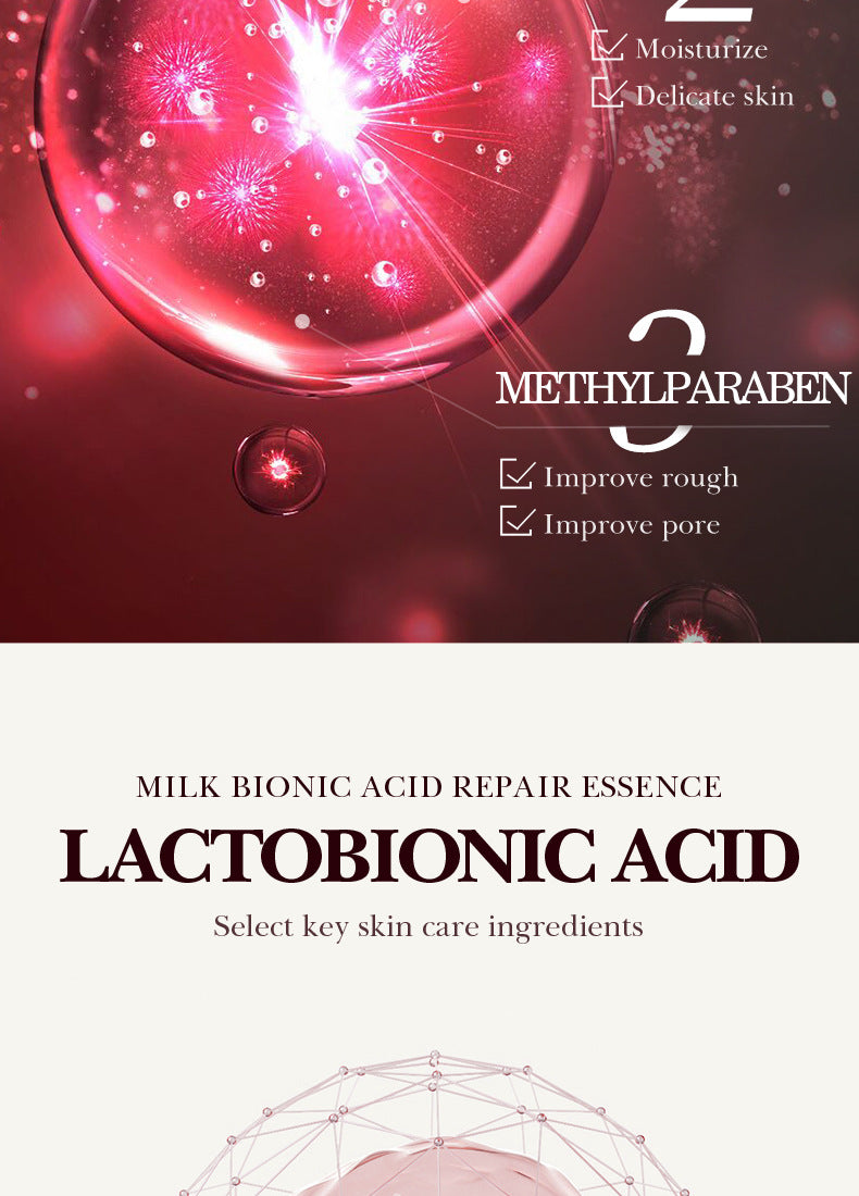 Lactobionic Acid Serum30mlSADOER Moisturizing pore-reducing skin rejuvenation essence cross-border wholesale