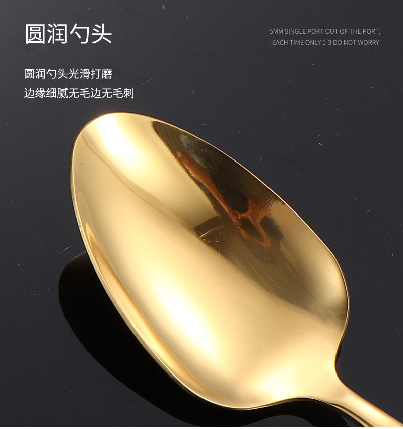 410Stainless Steel Cutlery Hotel Restaurant Hammered Knife Fork Spoon Set Western Small Waist Bark Pattern Steak Knife Fork