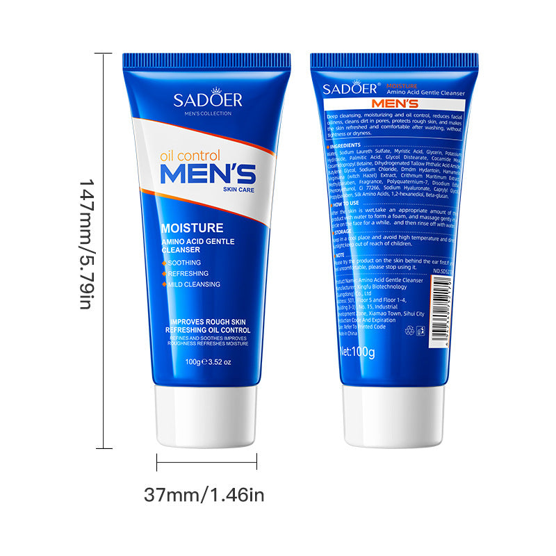 Amino Acid Gentle Cleanser SADOER Clean Face Clean Facial Cleanser Cross-Border Wholesale