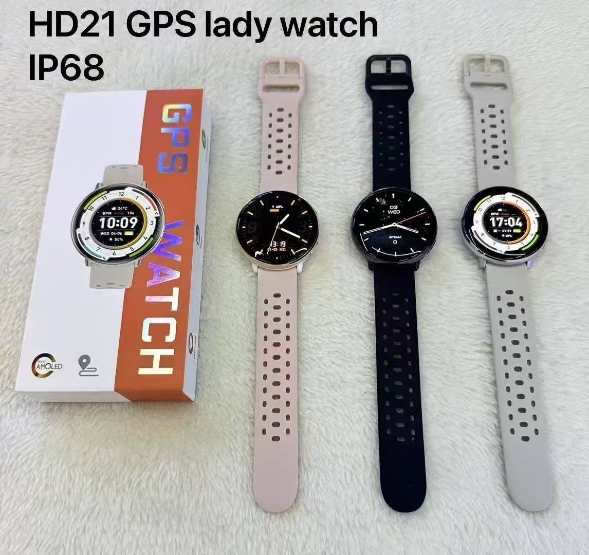 HD21Smart Watch Bluetooth Call Heart Rate Pedometer Sleep Monitoring Deep Waterproof GPS Beidou Positioning Track