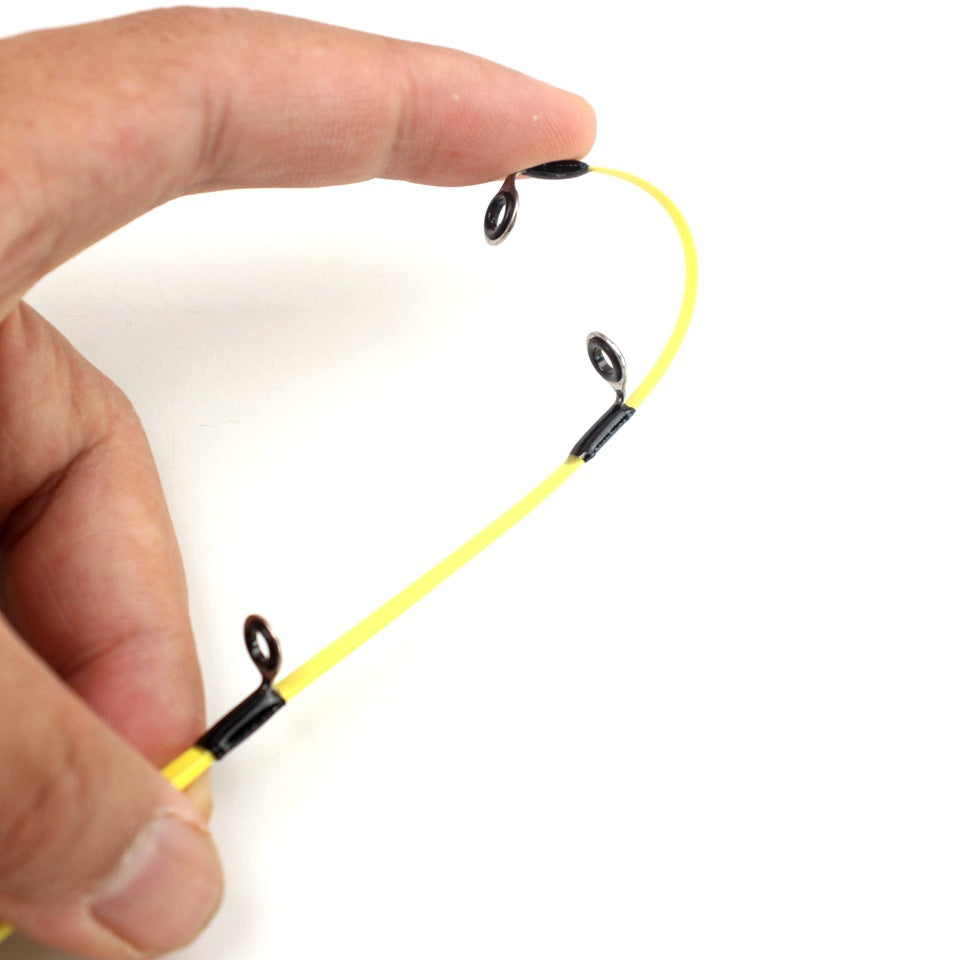 Winter Fishing Rod55cm2Portable Ice Fishing Rod with Flat Tip, Softer and More Sensitive for Ice Fishing and Raft Fishing