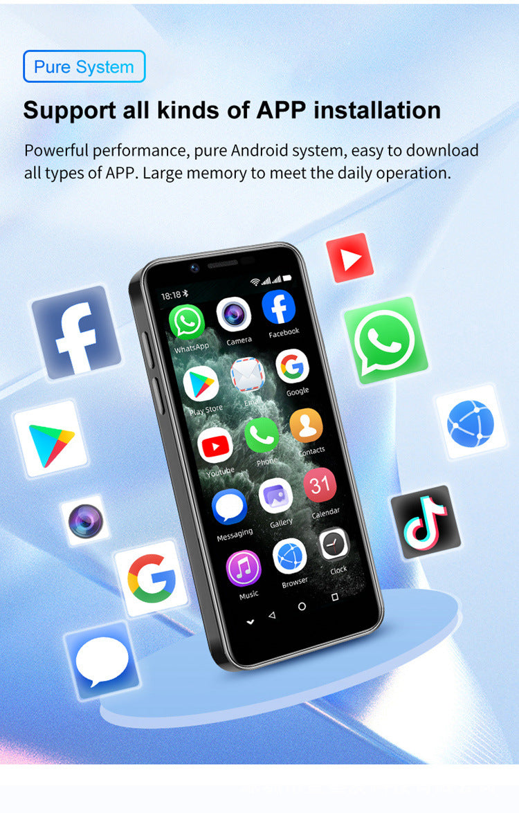 Popular XS15pro Specially designed for smartphones 4inch dual sim mini smartphone android4G Small phone