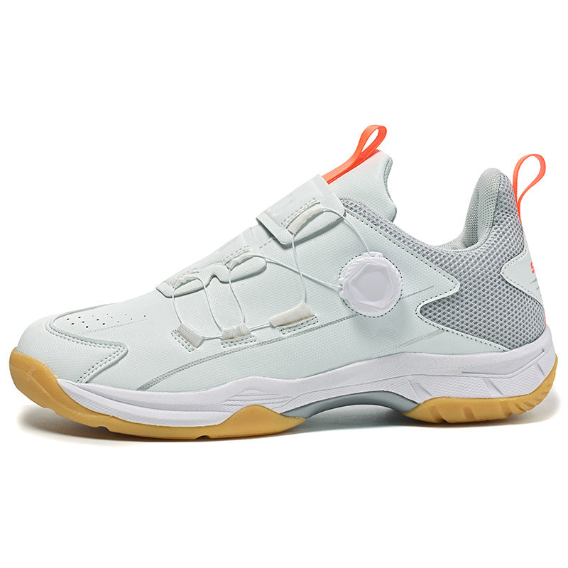 Men's Wear-Resistant Badminton Shoes Sports Shoes Large Size Couples Anti-Slip Shock Absorption Sneakers Women Breathable Lightweight Sports Shoes
