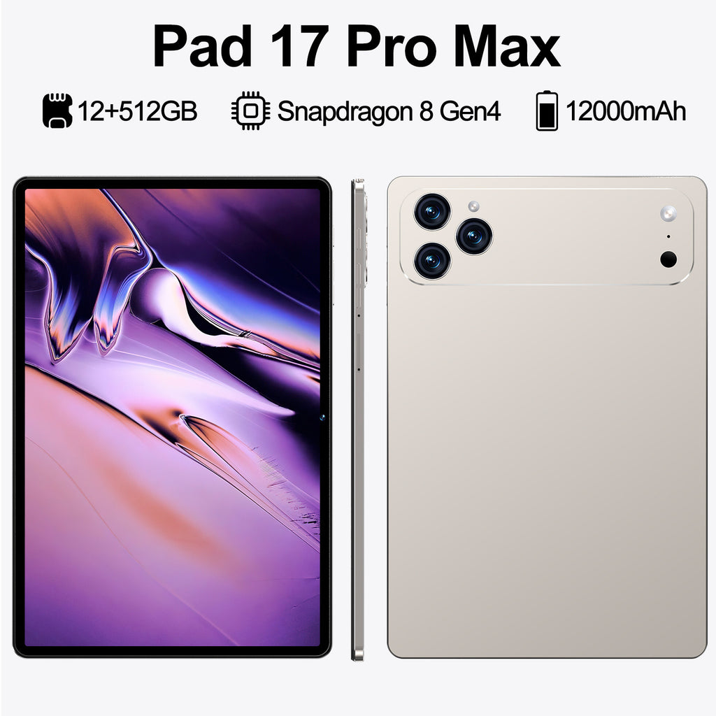 Pad 17 ProMax Android Smart Tablet PC12+512G Large Screen Eye Protection Tablet Manufacturer In Stock
