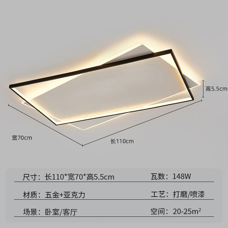 Lamp in the living room led Ceiling Light Modern Simple Elegant Main Light Three Rooms Two Halls Package Combination Lighting Zhongshan Lighting