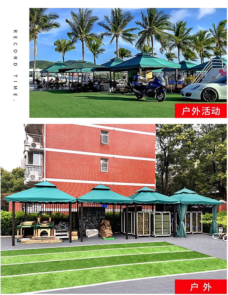 Outdoor Sunshade Canopy Rain Shelter Courtyard Garden Villa Four-legged Pavilion Advertising Event Large Roman Tent Umbrella Wholesale