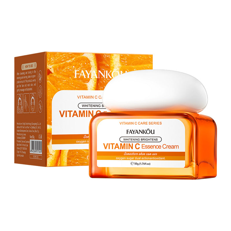 VC Whitening and Moisturizing Face Cream FAYANKOU Brightening and Moisturizing Essence Cream Cross-Border Wholesale