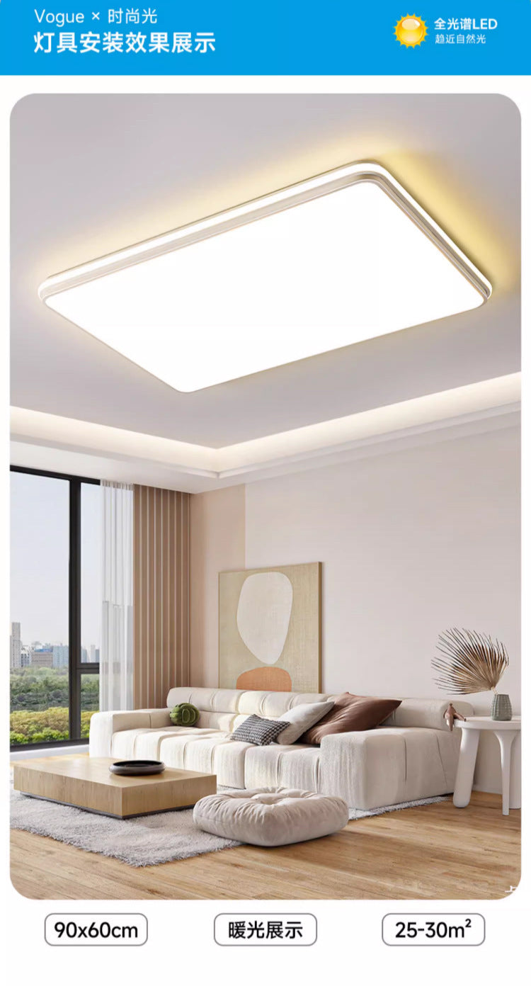 Full Spectrum Home Ceiling Light Bedroom Modern Simple White Nordic Internet Celebrity Art Ultra Bright led Master Bedroom