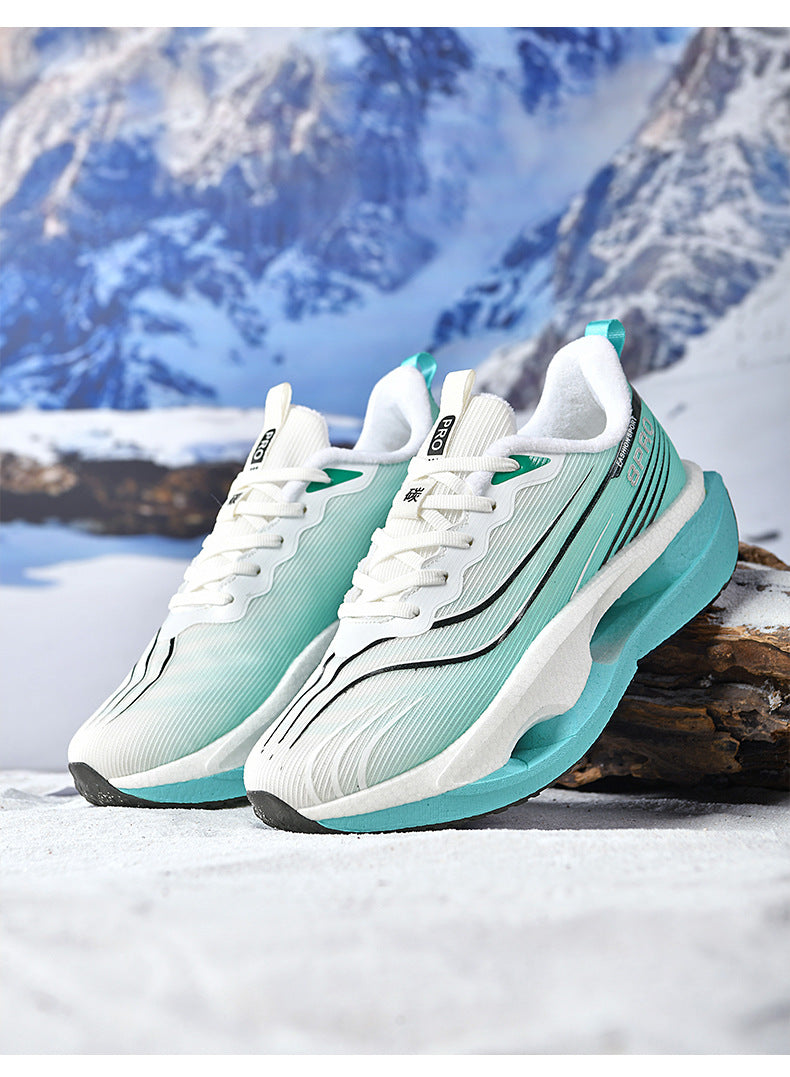 Friction Sound Real Explosion Soft Sole Breathable Racing Running Shoes Unisex Versatile Shock Absorption Anti-Slip Couple Casual Sports Shoes