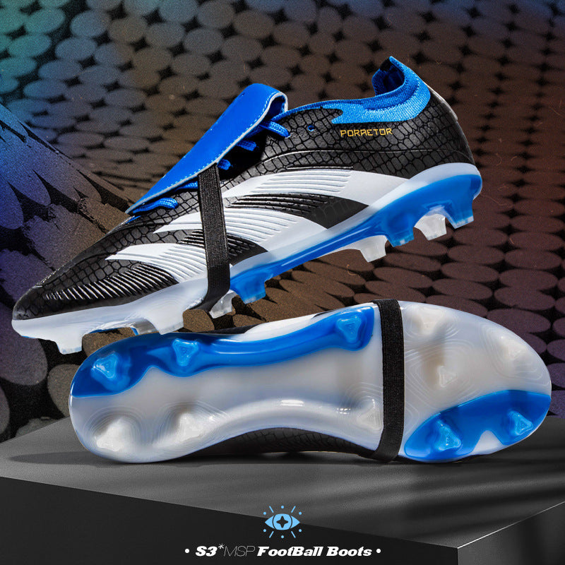 World Cup Football Shoes Men's New Style Grassland Competition AG Spike TF Broken Nails Adult Youth Student Sports Training