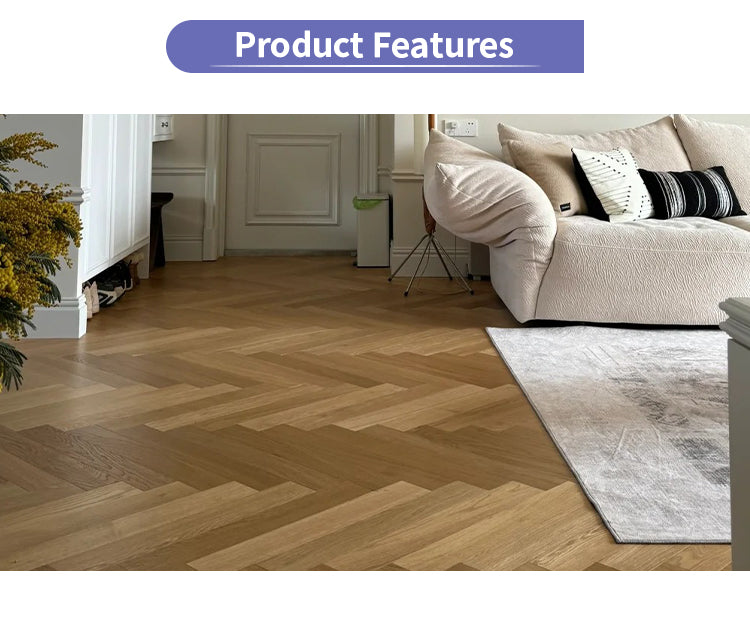Custom 15mm Multi-Layer Herringbone Oak Engineered Wood Flooring | Premium Design Villas Commercial Interiors Outdoor/Exterior