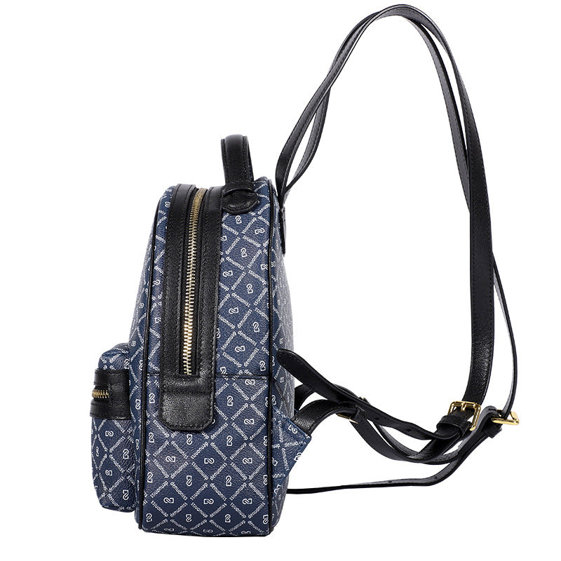 Trendy Fashion Bag for Women New Printed Handbag Retro Personality Stylish Color-Block Simple Shoulder Bag for Women