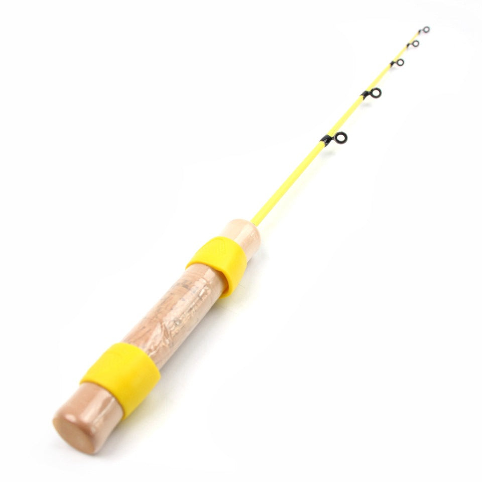 Winter Fishing Rod55cm2Portable Ice Fishing Rod with Flat Tip, Softer and More Sensitive for Ice Fishing and Raft Fishing